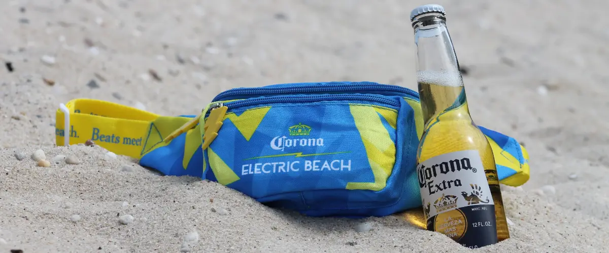 Bringing the Beach to the Fanny Pack: Corona's Electric Beach Party